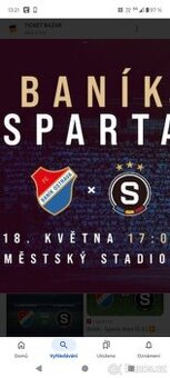FC Baník Ostrava Ac Sparta Praha 18.5 sektor a 7