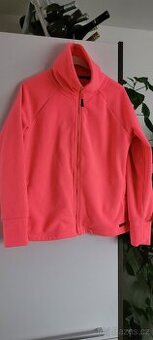 Dámská neon růžová mikina Calvin Klein vel. L