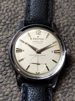 PONTOS Wehrmachtswerk Kanzler hodinky