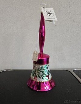 Vintage Tiffany Bell, vzácný vánoční ornament Christopher Ra - 1