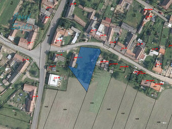 Stavební pozemek se stodolou v obci Stupěšice, 4412m2 - 1