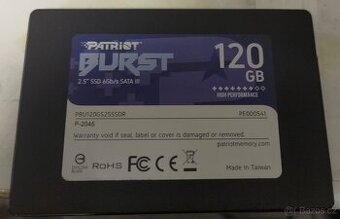 Patriot Burst 120GB SSD / FAKTURA / ZÁRUKA