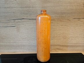 Hliněná keramická hnědá váza výška 30 cm