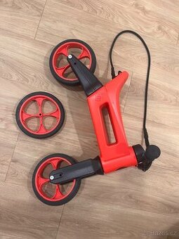 Odrážedlo Funny Wheels Rider SuperSport 2v1 červené