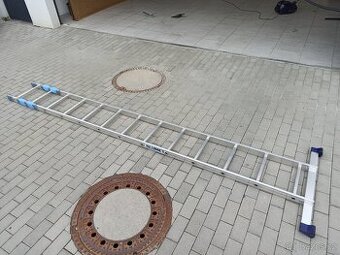 Alumet, příložný žebřík, 13 příček, 365 cm