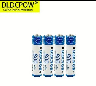 DLDCPOW® AAA-1x800mAh-dobíjecí-1200x vysokokapacitní baterie