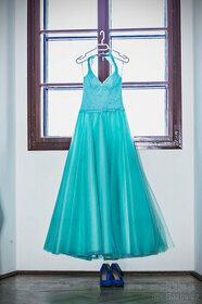 Společenské šaty šité na zakázku, vel. XS