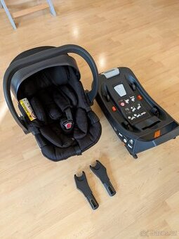 Autosedačka vajíčko Moon Pixel s bází Isofix a adaptéry - 1