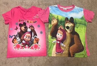 Tričko Máša a medvěd vel.122