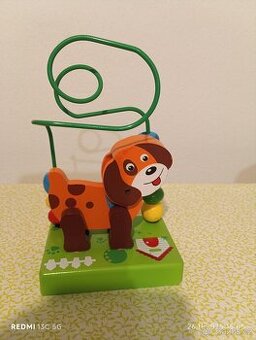 Labyrint pejsek dřevěný