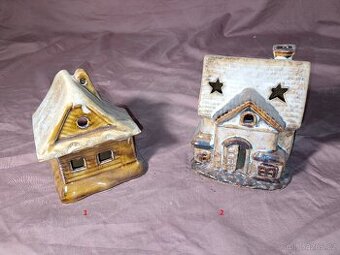 Vánoční domečky na čajovou svíčku.