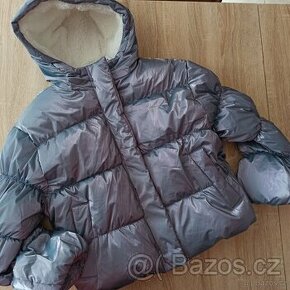 Dívčí zimní bunda-Nová-vel.140/146