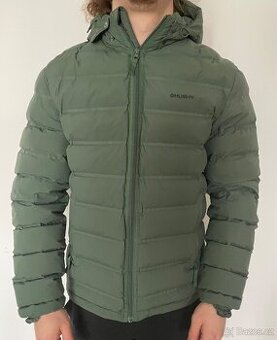Péřová bunda Husky, pánská, zelená, velikost S