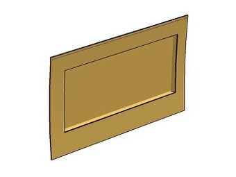 Obklad stěny spaní levé horní plné L3 Fiat