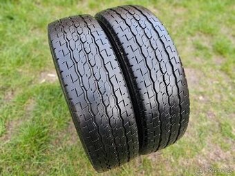 2x Letní ZÁTĚŽOVÉ pneu Firestone Van-H 2 - 215/75 R16C - 85%
