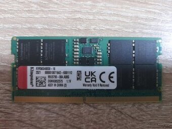operační paměť KVR56S46BS8-16 (16GB) pro notebook DDR5