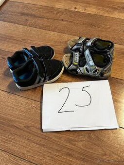 Boty Geox a Adidas 25