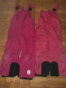 Oteplováky dívčí 2x, velikost. 98/104
