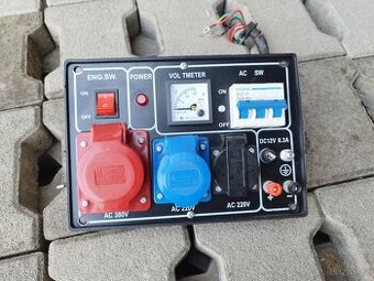 Ovládací panel elektrocentrály