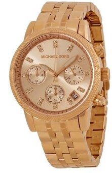 Michael Kors MK6077 originální dámské zlaté hodinky,TOP STAV