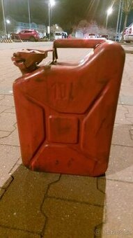 Kanystr plechový 10 l, tel. 737 77 24 22