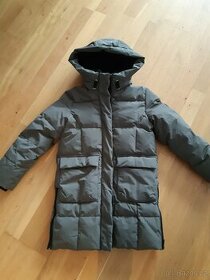 Zimní péřový kabát/bunda vel.134