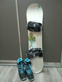 Snowboard 119cm + boty