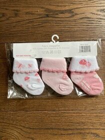 Nové dětské dívčí ponožky 0-3 měsíce - 1