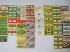 pivní etikety pivovar Benešov 125ks z let 1948-1990