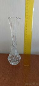 Skleněná váza Bohemia crystal