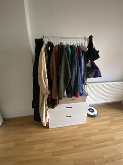 NORDLI komoda - 2. zasuvky + závesná tyč, IKEA