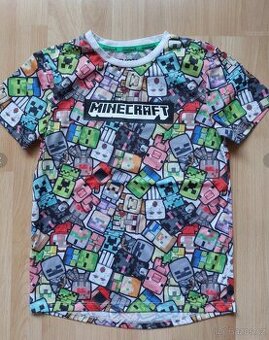 Nové triko tričko Minecraft, 140, 9-10 let