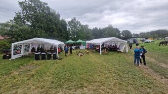 Zapůjčení 2x pártystan / svatební stan 10x5m na víkend