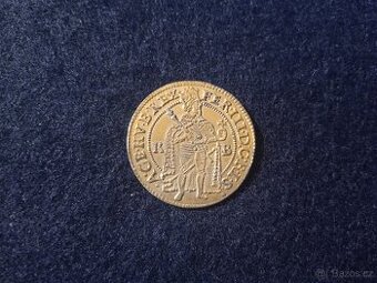 Dukát Ferdinanda III. 1654 K-B.Nádherně vyražený.TOP KUS