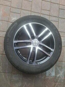 Sada 4 Alu Dezent TZ Dark 5/114.3 s letními pneumatikami Mic