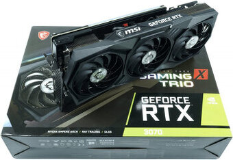 Prodám MSI GeForce RTX 3070 GamingX TRIO 8 GB