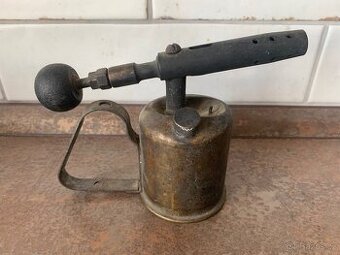 Starožitná mosazná letlampa Sievert Stockholm, stáří cca 100