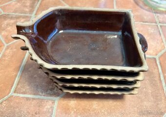 Kameninové zapékací misky 4 ks