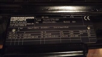 Vřetenové ponorné čerpadlo.... BRINKMANN