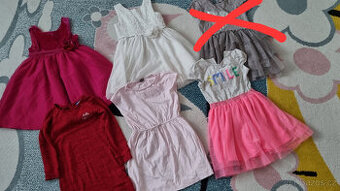 Detske obleceni - detske saty 5ks vel. 122