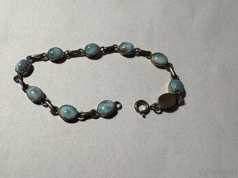 Náramek s kameny Larimar