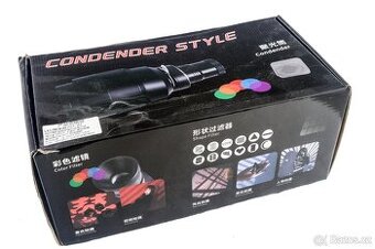 Kuželový optický snoot SpotLight s Bowens mount