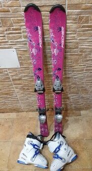 Fisher divci junior lyze 115 cm + lyzaky 23 cm