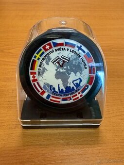 Kovový puk OFFICIAL Rubena - IIHF MS 2015 Česko - plaketa