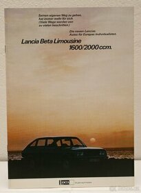 Prospekt LANCIA Beta Limousine 1600/2000 ccm (1977)