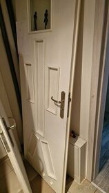 dveře WC bílé 70P