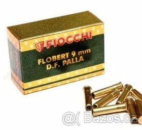 Prodám náboje Flobert Fiocchi 9mm jednotná střela