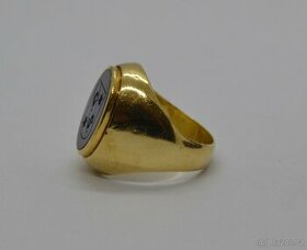 Zlatý pánský  prsten 5