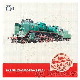 1 OZ stříbrná mince lokomotiva Mikádo 387 - 1