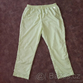 kalhoty, tepláky světle zelené, velikost XL